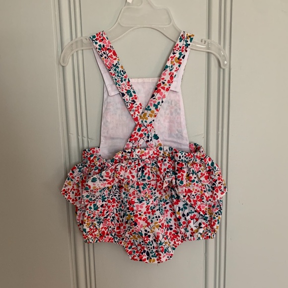 Jacadi Liberty Floral Romper Bloomer Bubble 3m - Picture 2 of 3